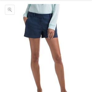 Grey/blue chino shorts